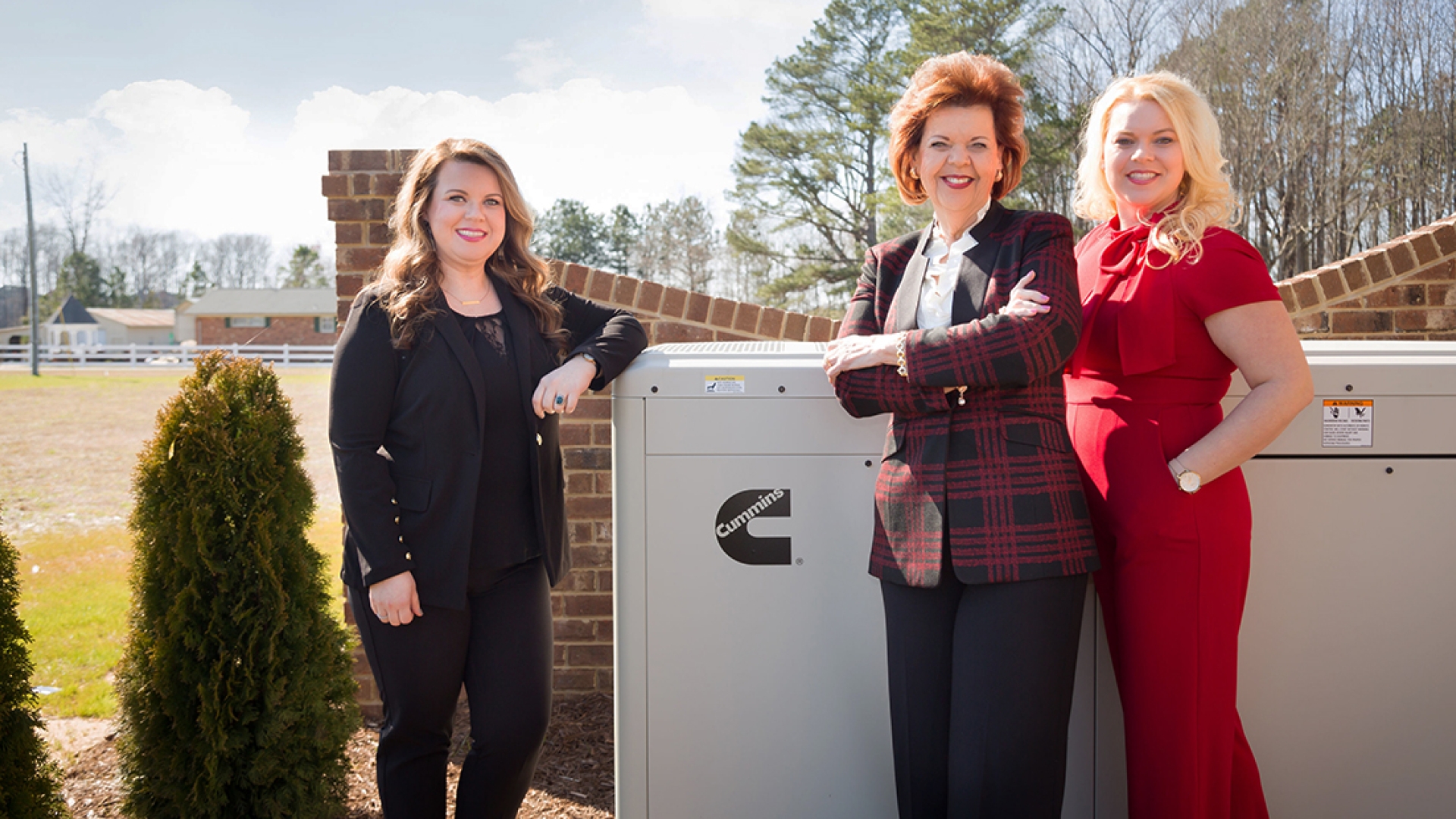 Nancy with daughters Nancy Jo and Natalee continue the legacy of Ezzell Electric Cummins Home and Small Business generator channel partner Ezzell Electric