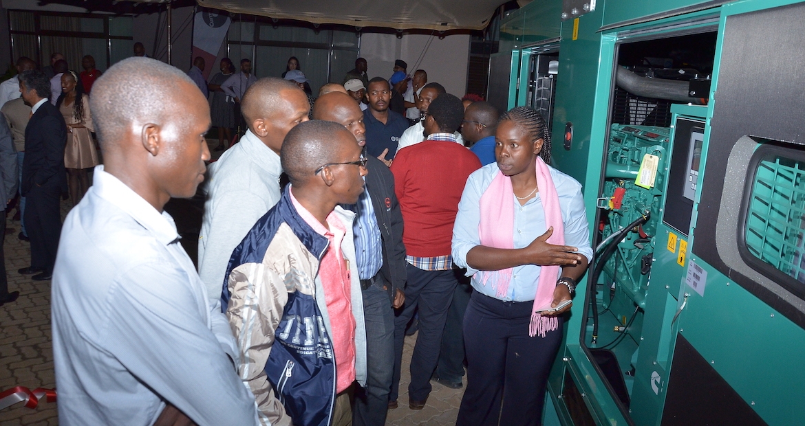 Cummins demonstrated its 500 kVA generator sets to delegates from across the sector