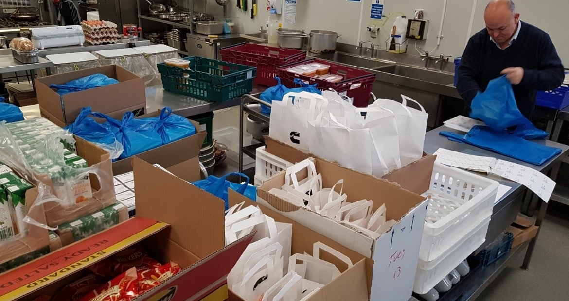 The canteen staff at the Daventry Engine Plant is now making lunches for disadvantaged youth in the community.