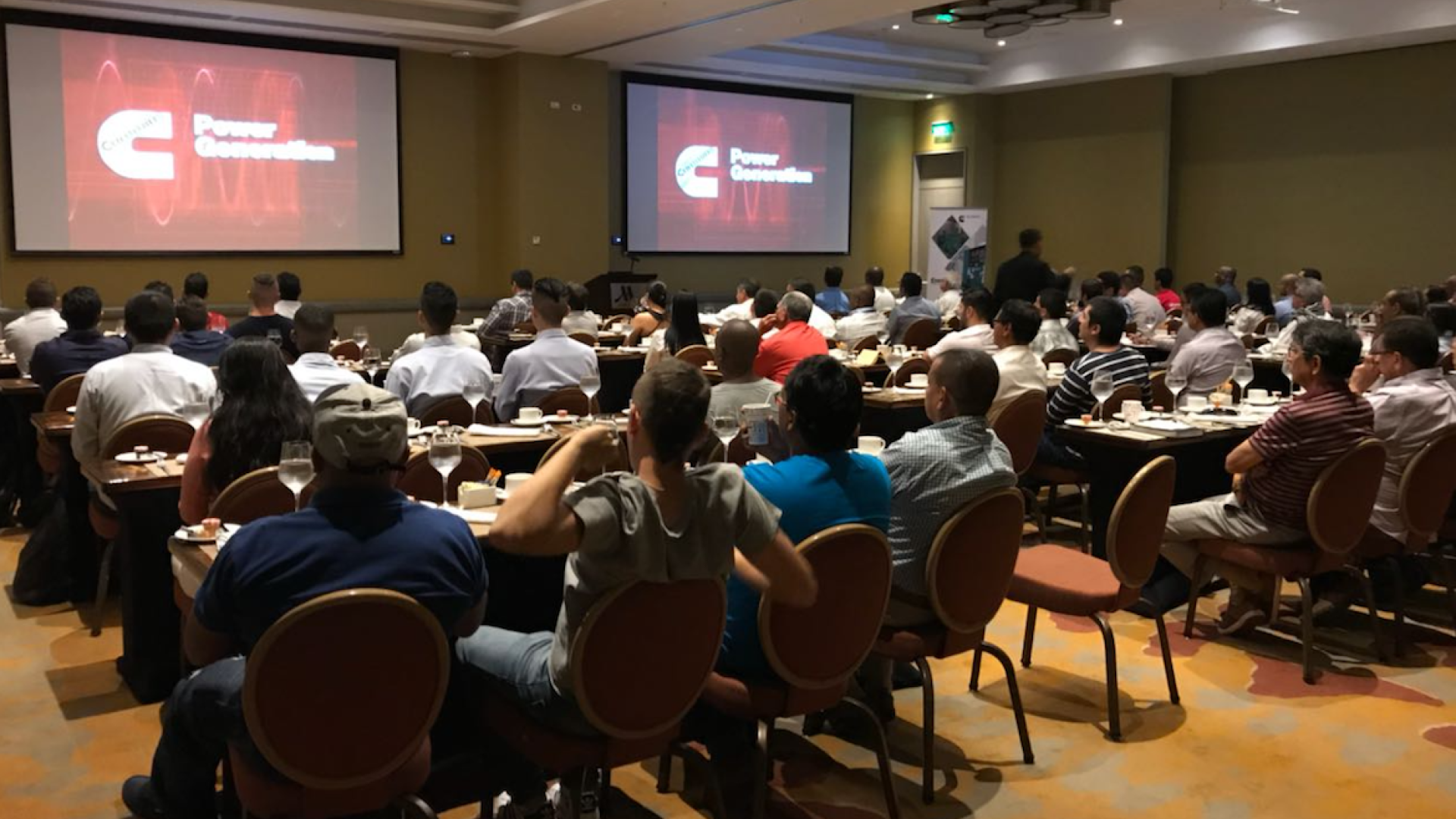 Attendances at the Colombian Power Seminar events were far higher than the expected numbers