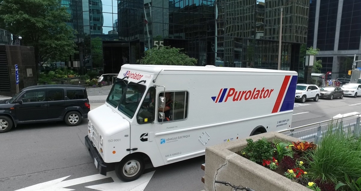 The Purolator-Cummins electric delivery truck is being tested on the streets of Ottawa, Canada’s capital. The Purolator-Cummins electric delivery truck is being tested on the streets of Ottawa, Canada’s capital.