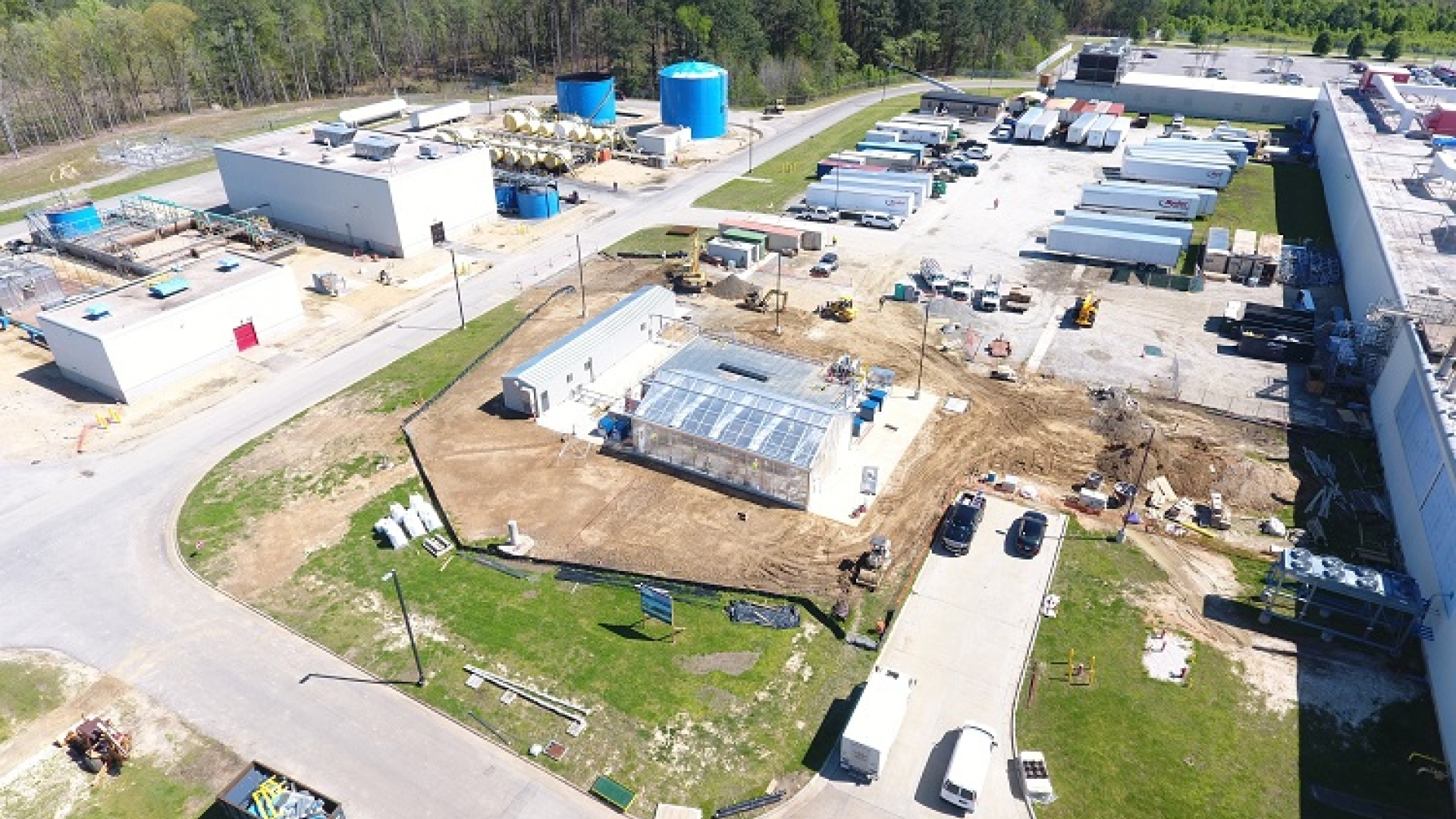 The Rocky Mount Engine Plant in North Carolina has a water treatment system that includes a greenhouse as part of the treatment process. The Rocky Mount Engine Plant in North Carolina has a water treatment system that includes a greenhouse as part of the treatment process.