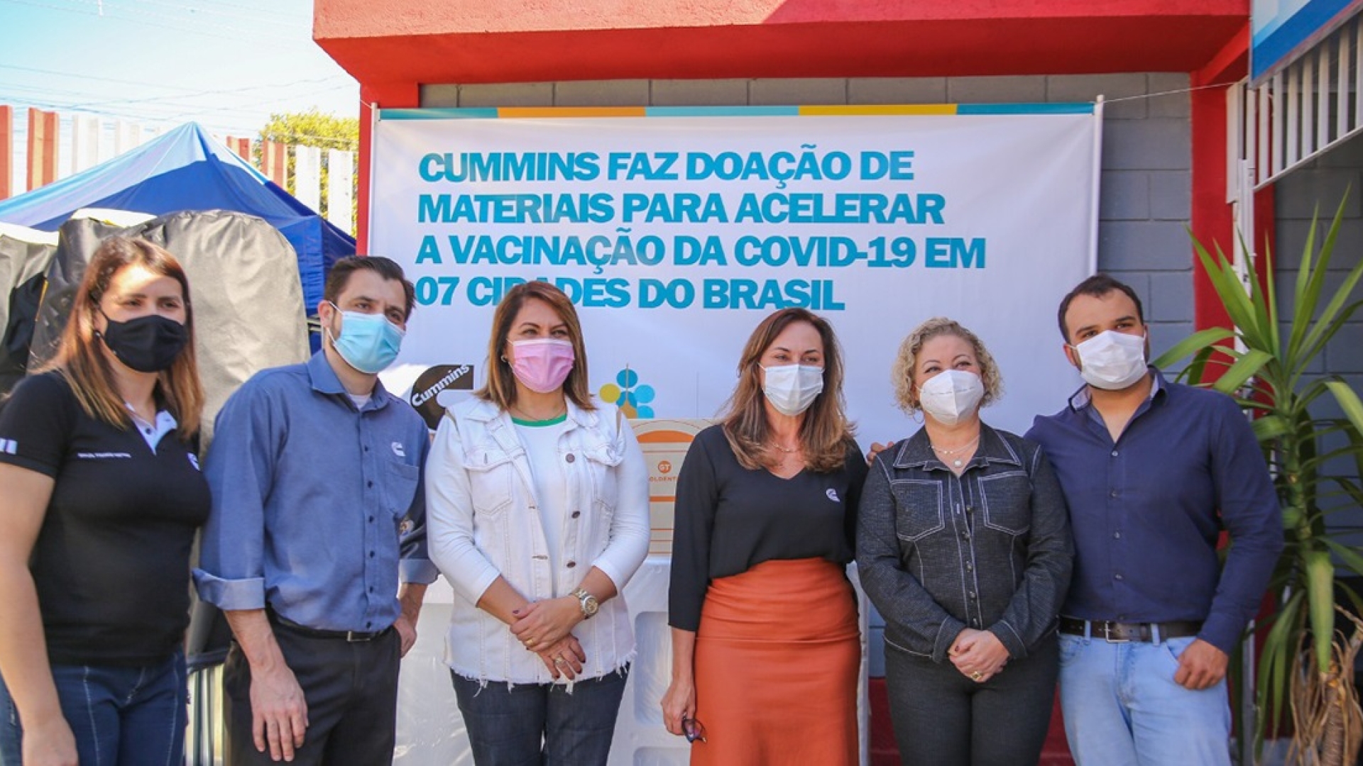 Cummins employees in Brazil.