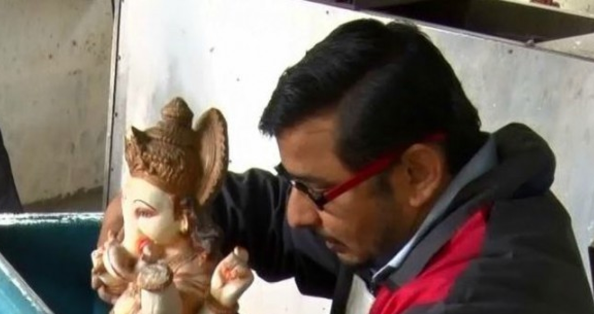 Cummins employees find innovative way to safely dissolve plaster of Paris idols