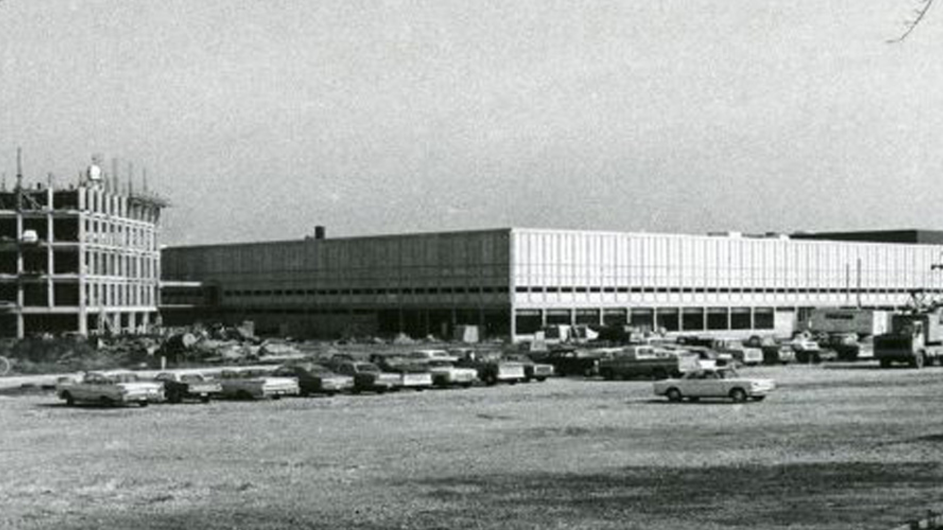 Cummins Technical Center 1960s construction photo