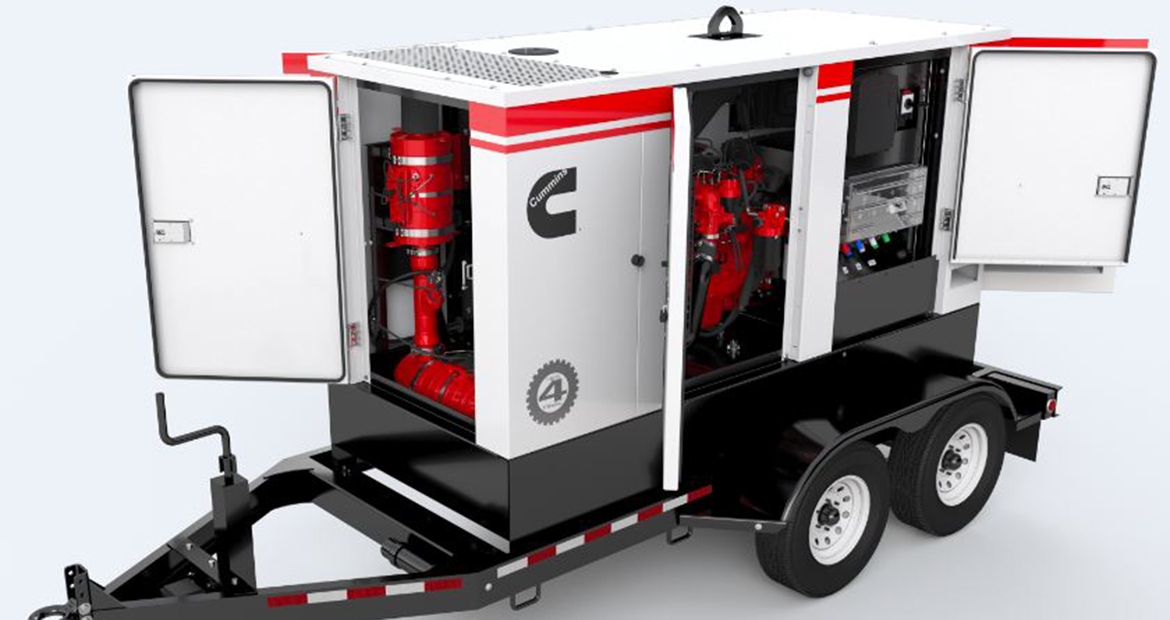 The C70D2RE is the newest member of the Tier 4 Final mobile generator set product line, powered by a U.S EPA Tier 4 Final certified QSB5-G11 Cummins engine. 