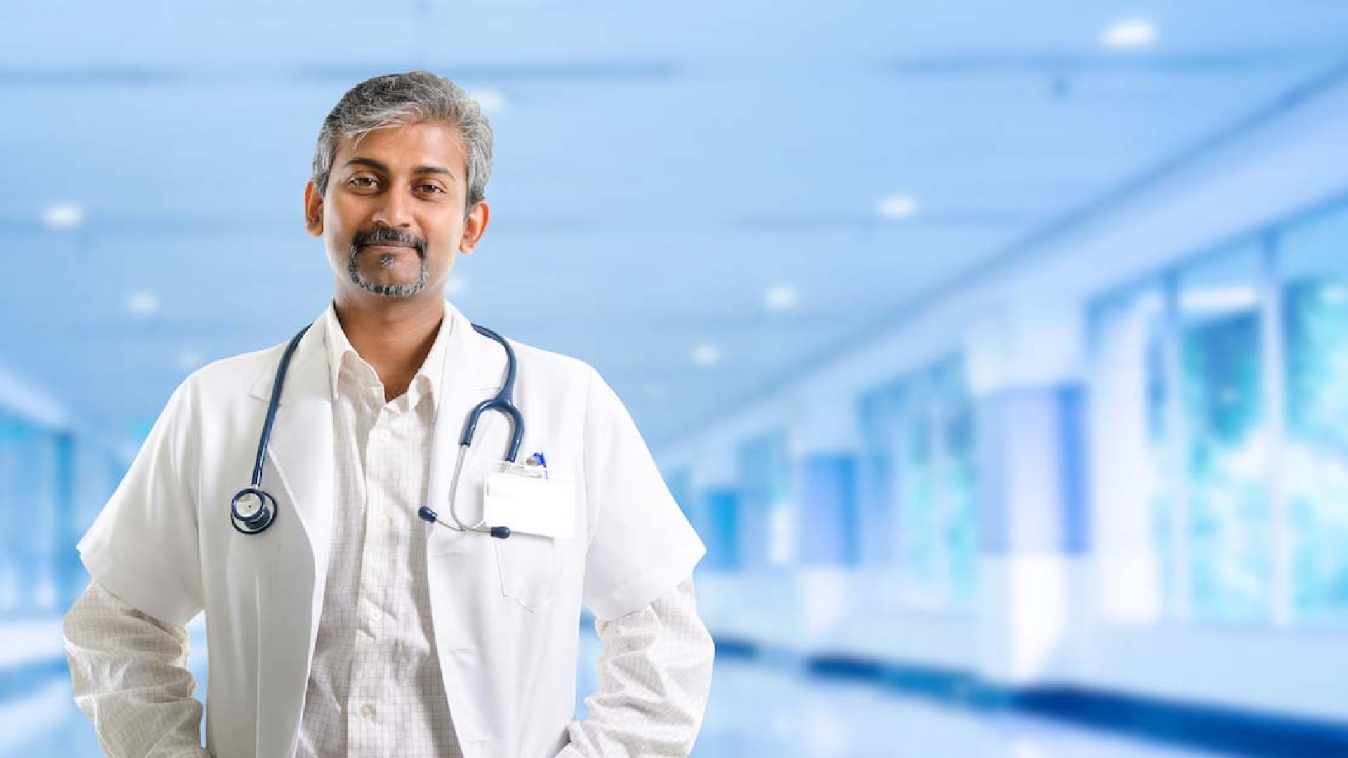 Developers at the new hospital wanted to ensure its important work would continue uninterrupted. Male doctor standing in health facility