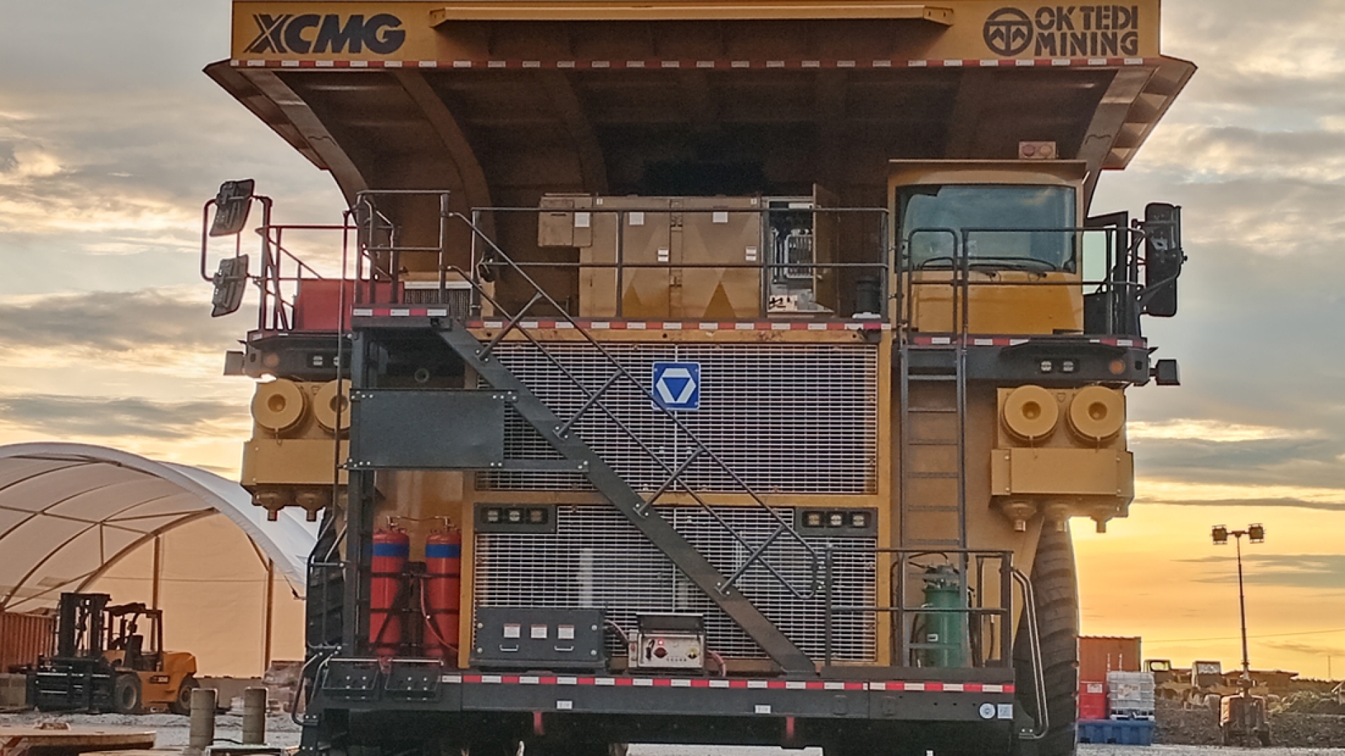 New XCMG haul trucks at OK Tedi