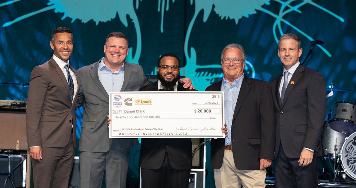 drivers receive check