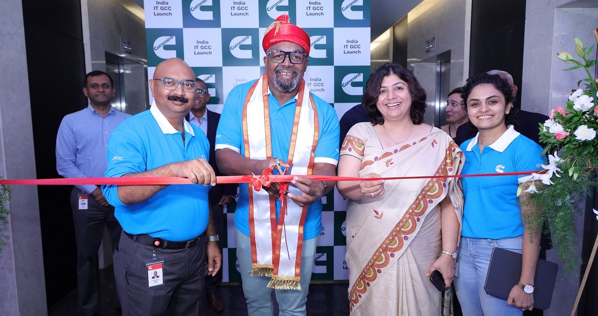 L to R_Charudatta Pawar, IT GCC Leader, Cummins India_Earl Newsome, VP and CIO, Cummins Inc._Anjali Pandey, COO, Cummins India_Annapurna Vishwanathan, CIO