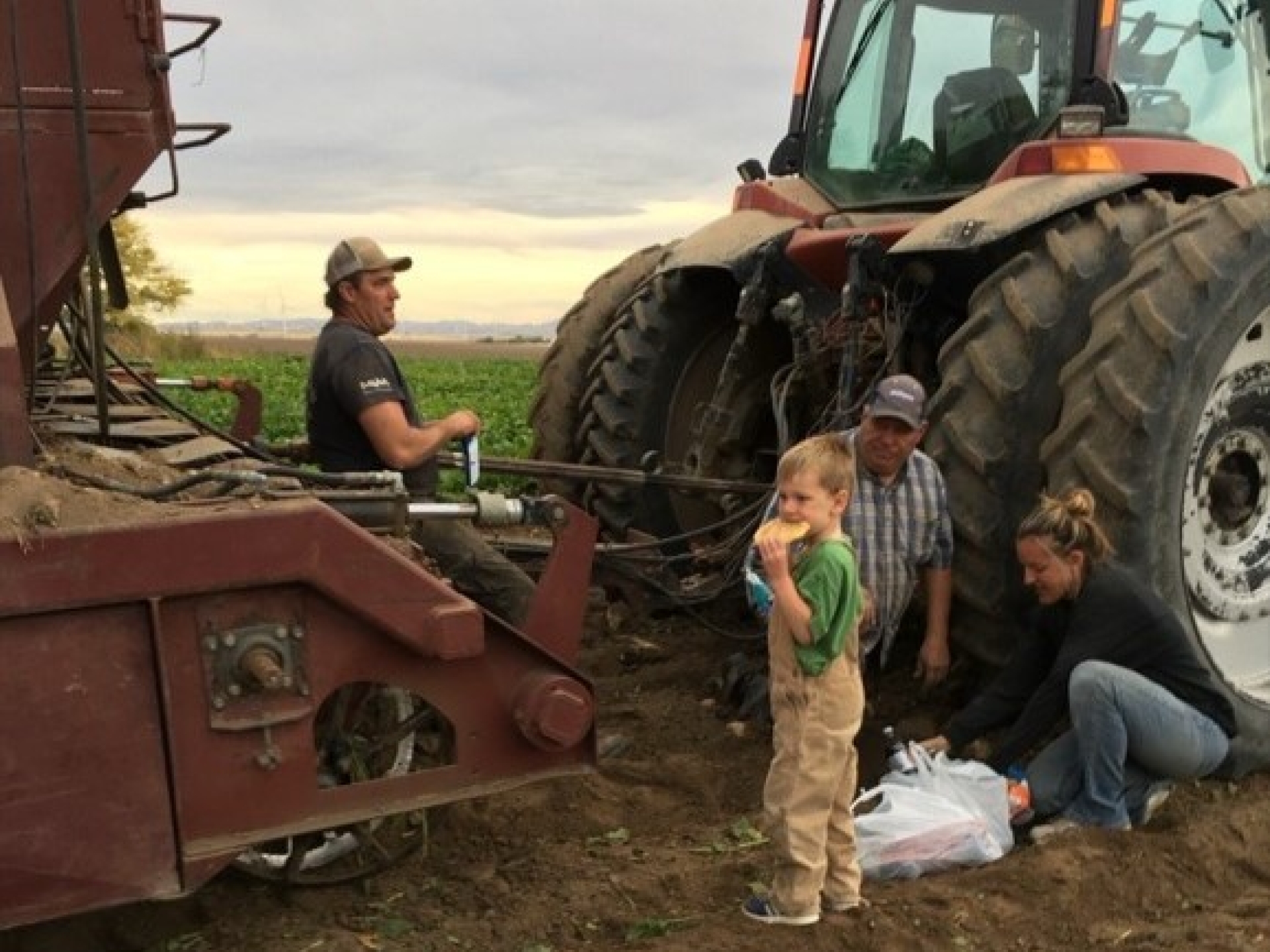 farming family in idaho