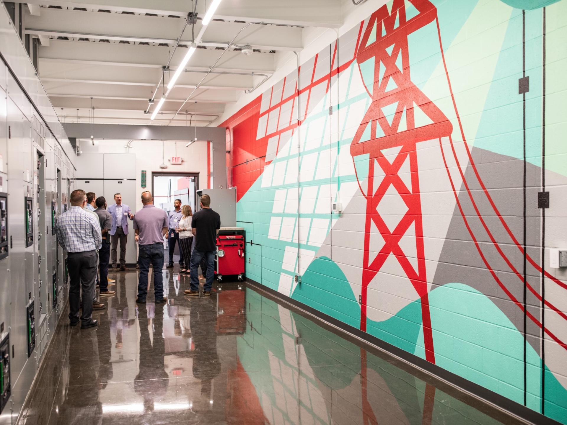 Power-Integration-Center-Hallway