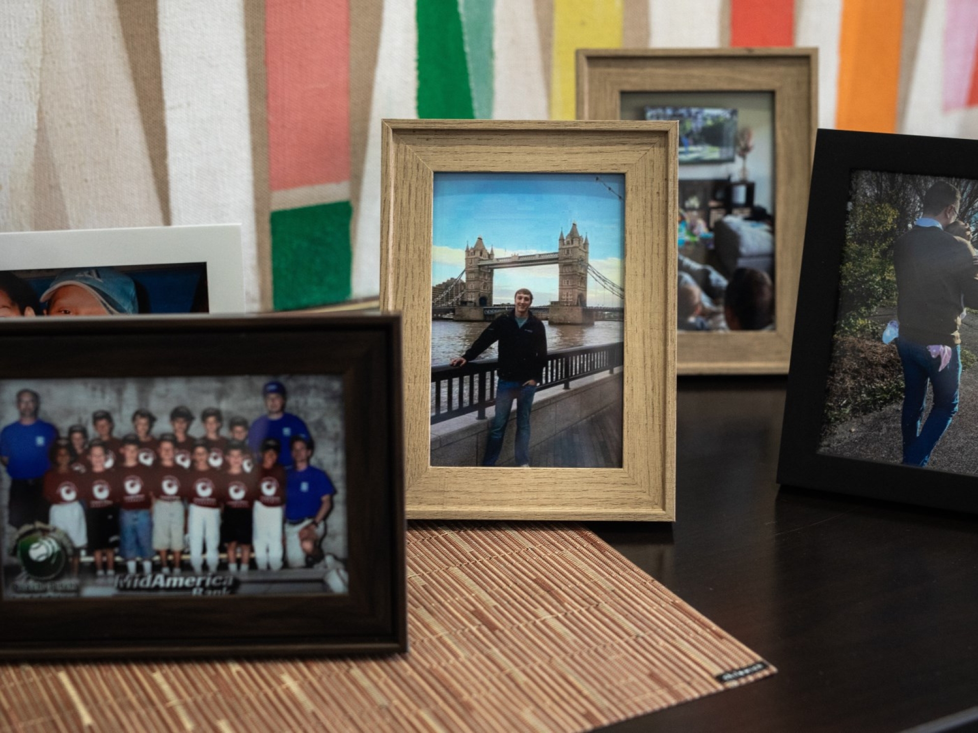 frames with photos of childhood