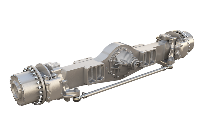 rough terrain crane axle