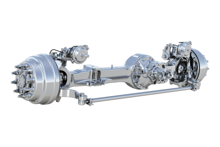 MX 120 single reduction front drive steer axle