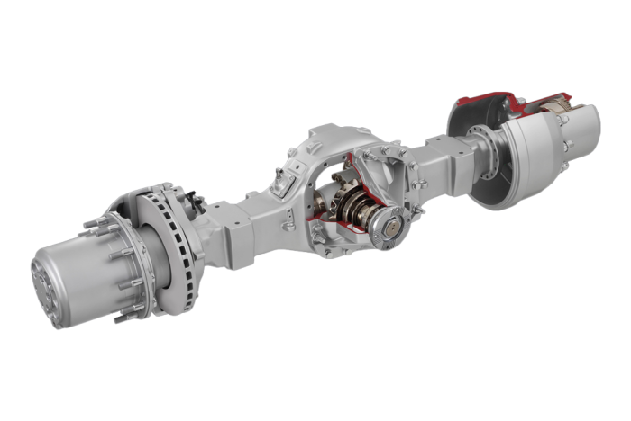 MS 610 single rear drive axle