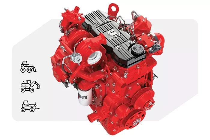 b45 performance engine for construction applications