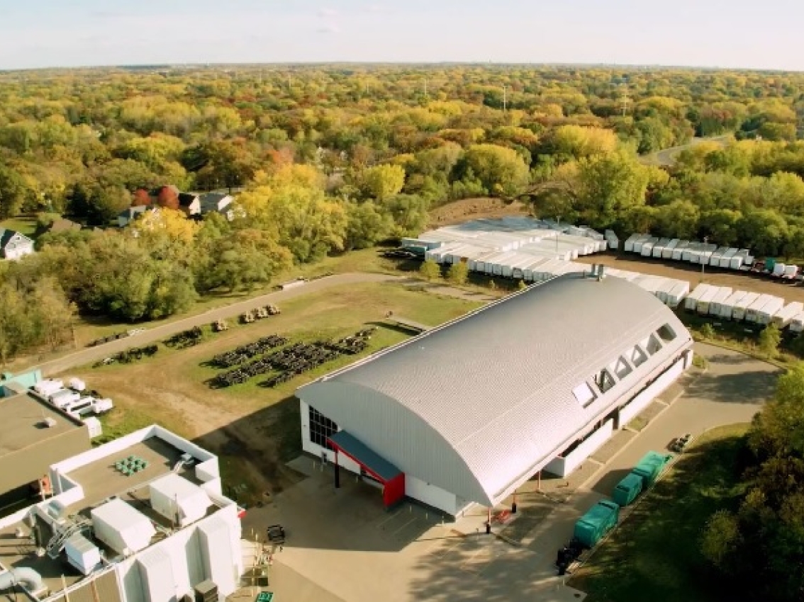 overhead view of the acoustical technology center facility