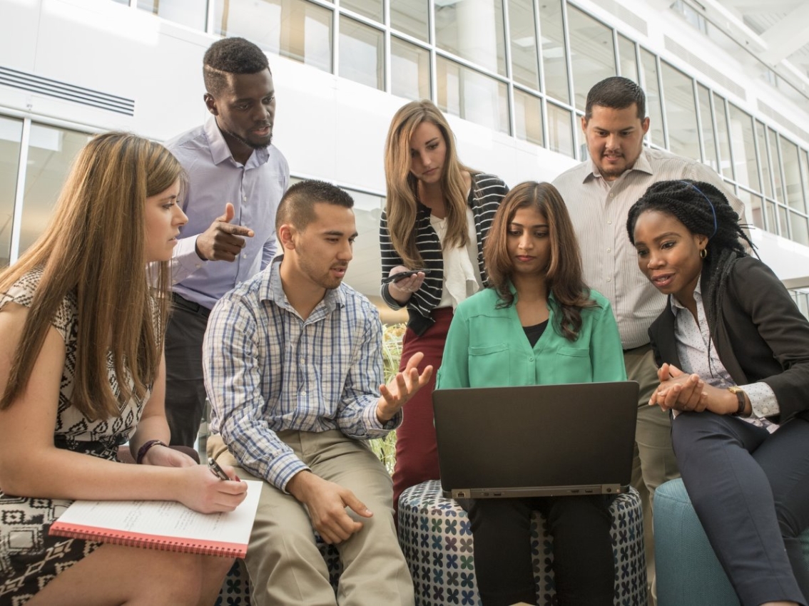 employees collaborating