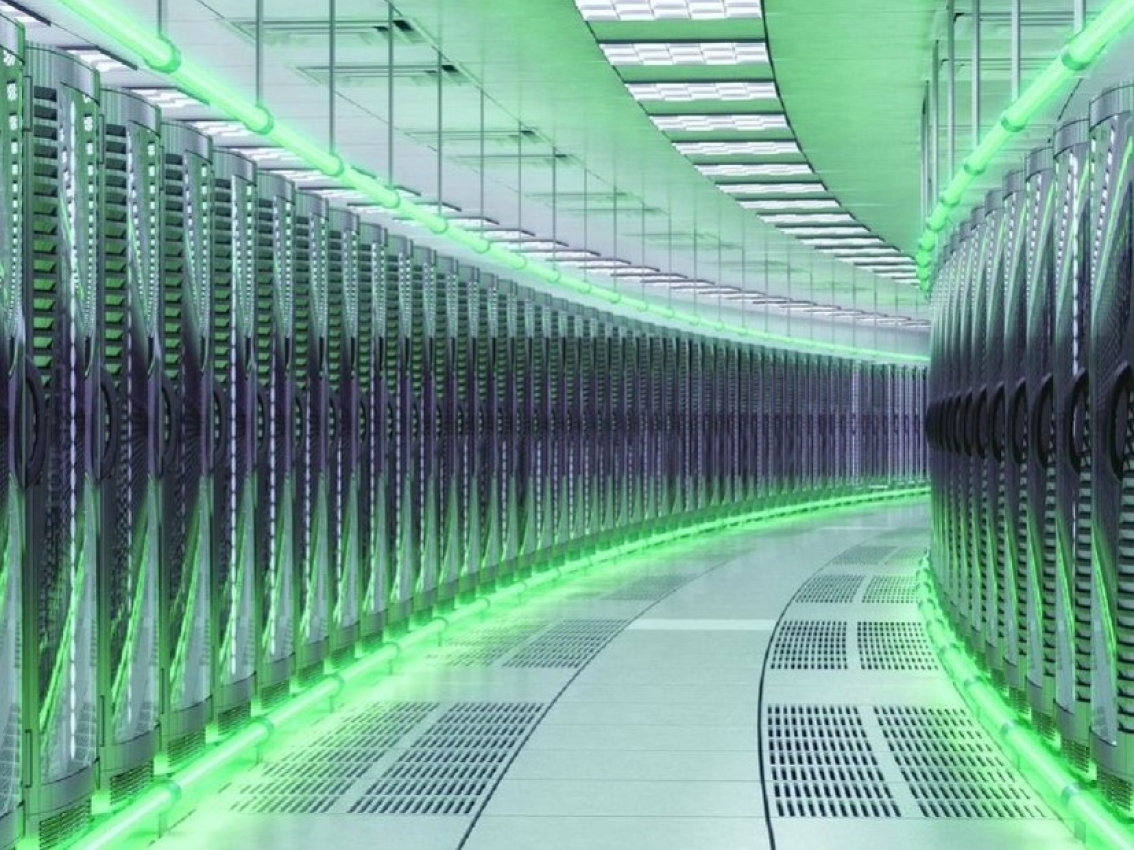 server room at data center