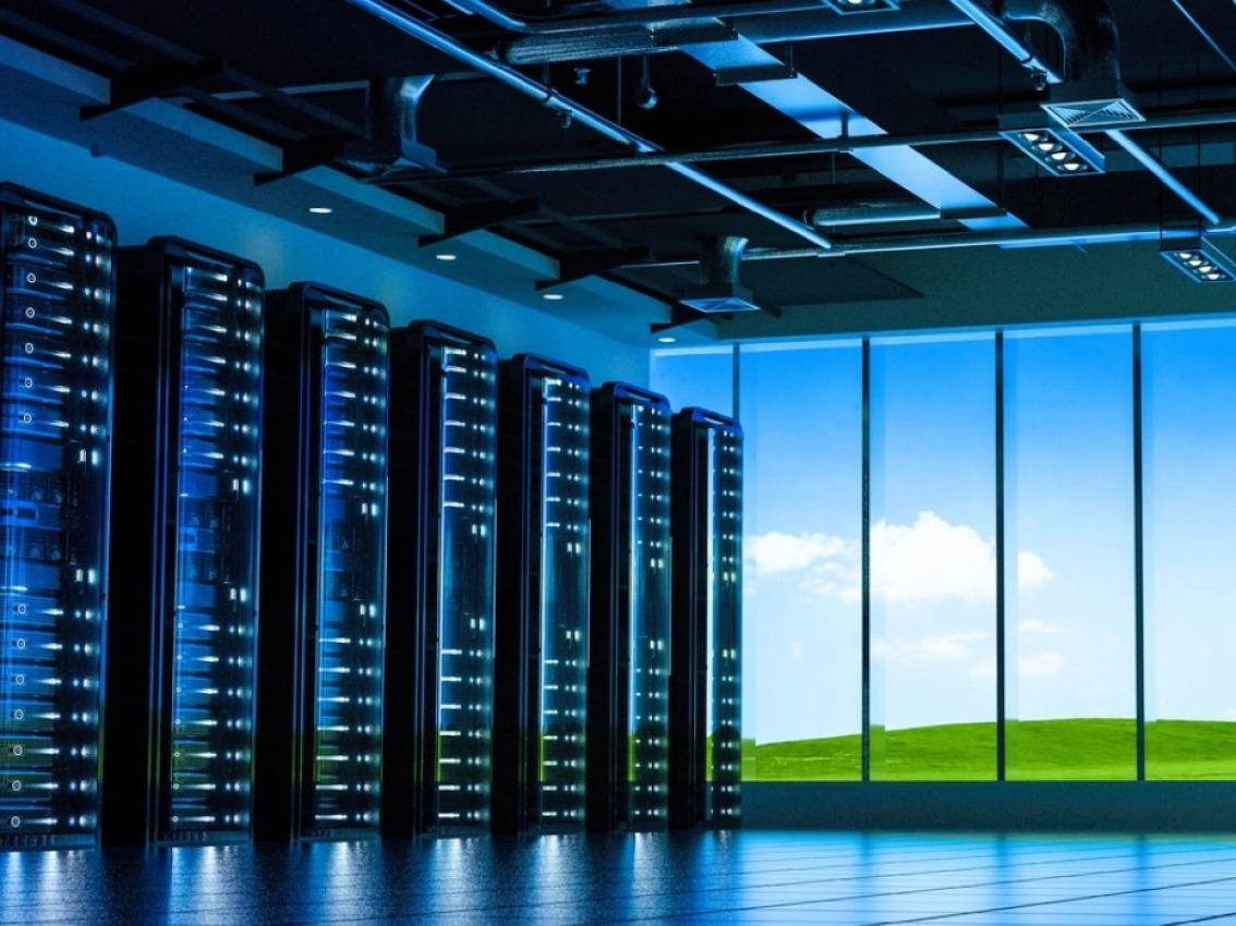 server room at data center