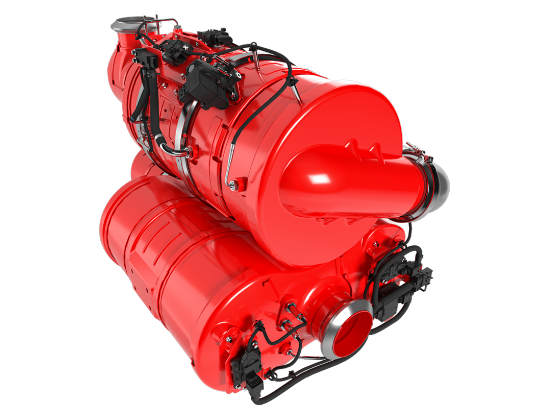 Twin Module Aftertreatment System product render