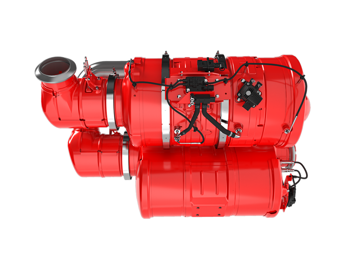 Twin Module Aftertreatment System birds eye view