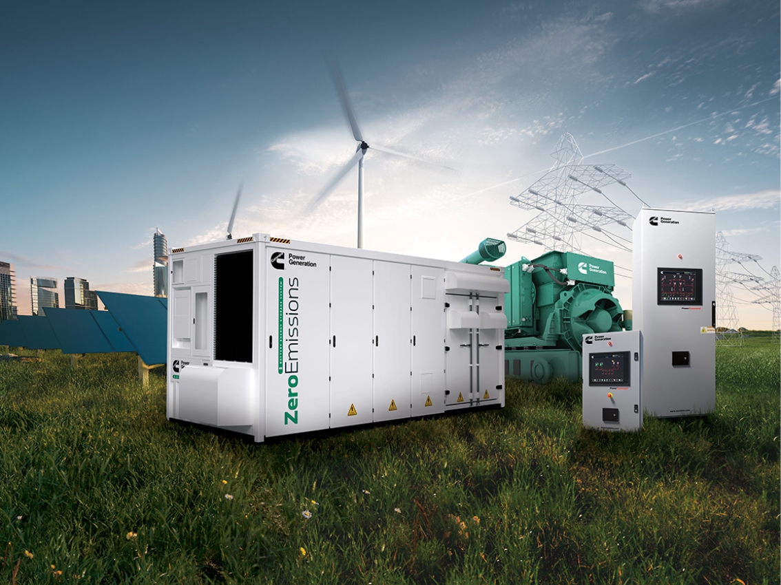 rendering of mutliple power generation machines in wind mill field