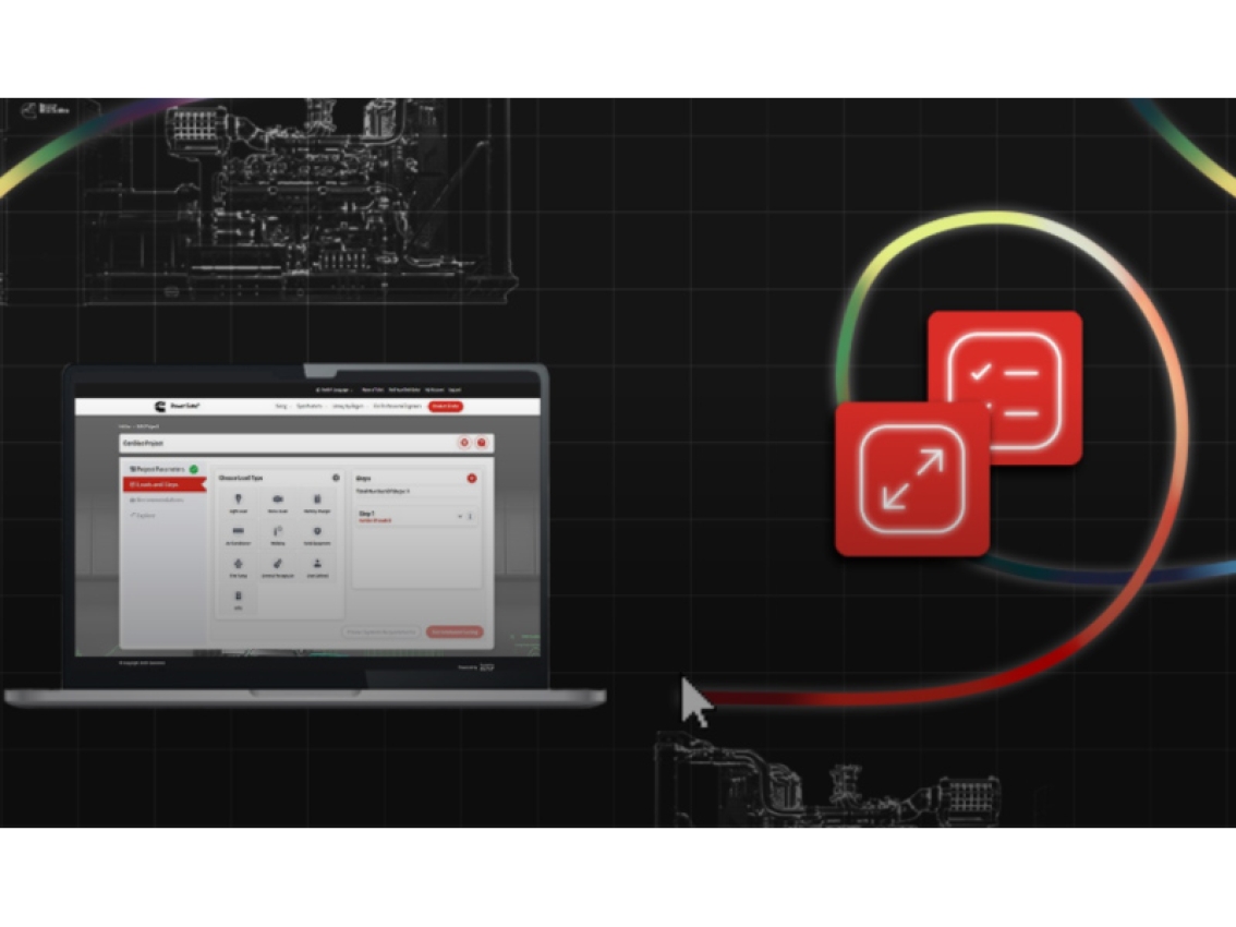 powersuite laptop with icons