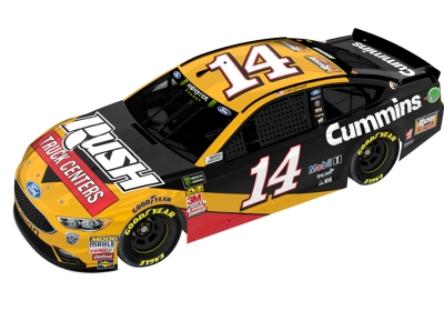 The No. 14 car pictured here will race at Bristol Motor Speedway on Aug. 18, 2018 and at Indianapolis Motor Speedway on Sept. 9, 2018.