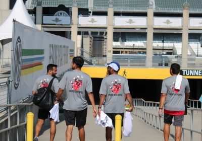 Cummins team participating at the ISC Corporate Challange.
