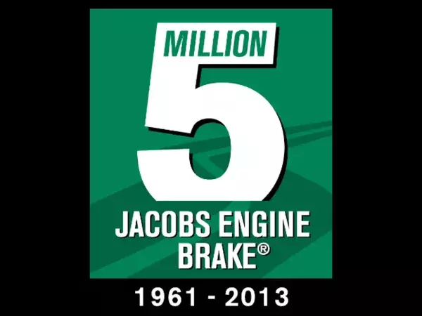 five million jacobs engine brake sold