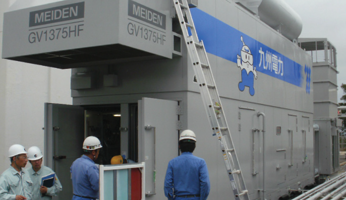 meidensha and cummins teams inspect power units