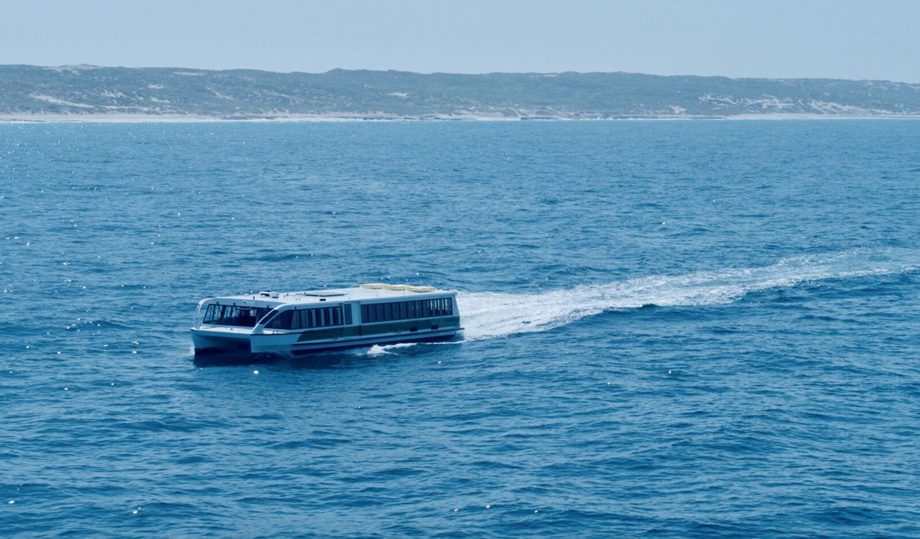 The 24 X 5.5-meter Cummins Powered MV Tricia on sea trials