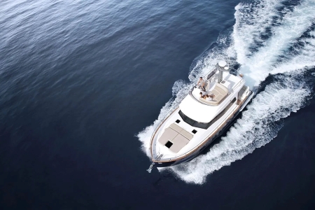 Azimut 43 aerial view