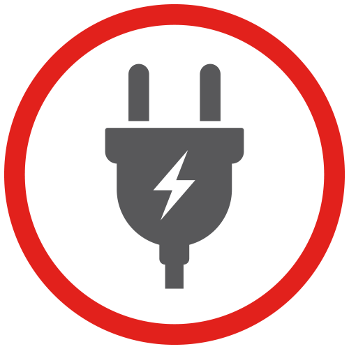 Electrical plug icon