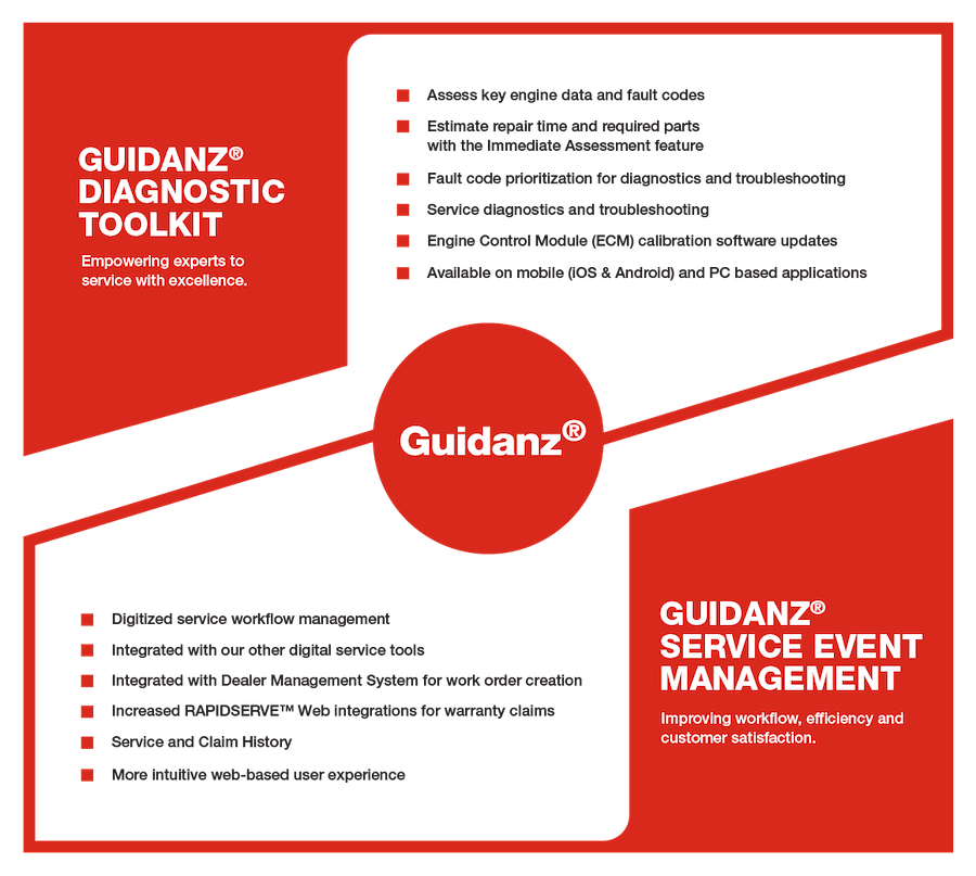 Inforgraphic of Guidanz services