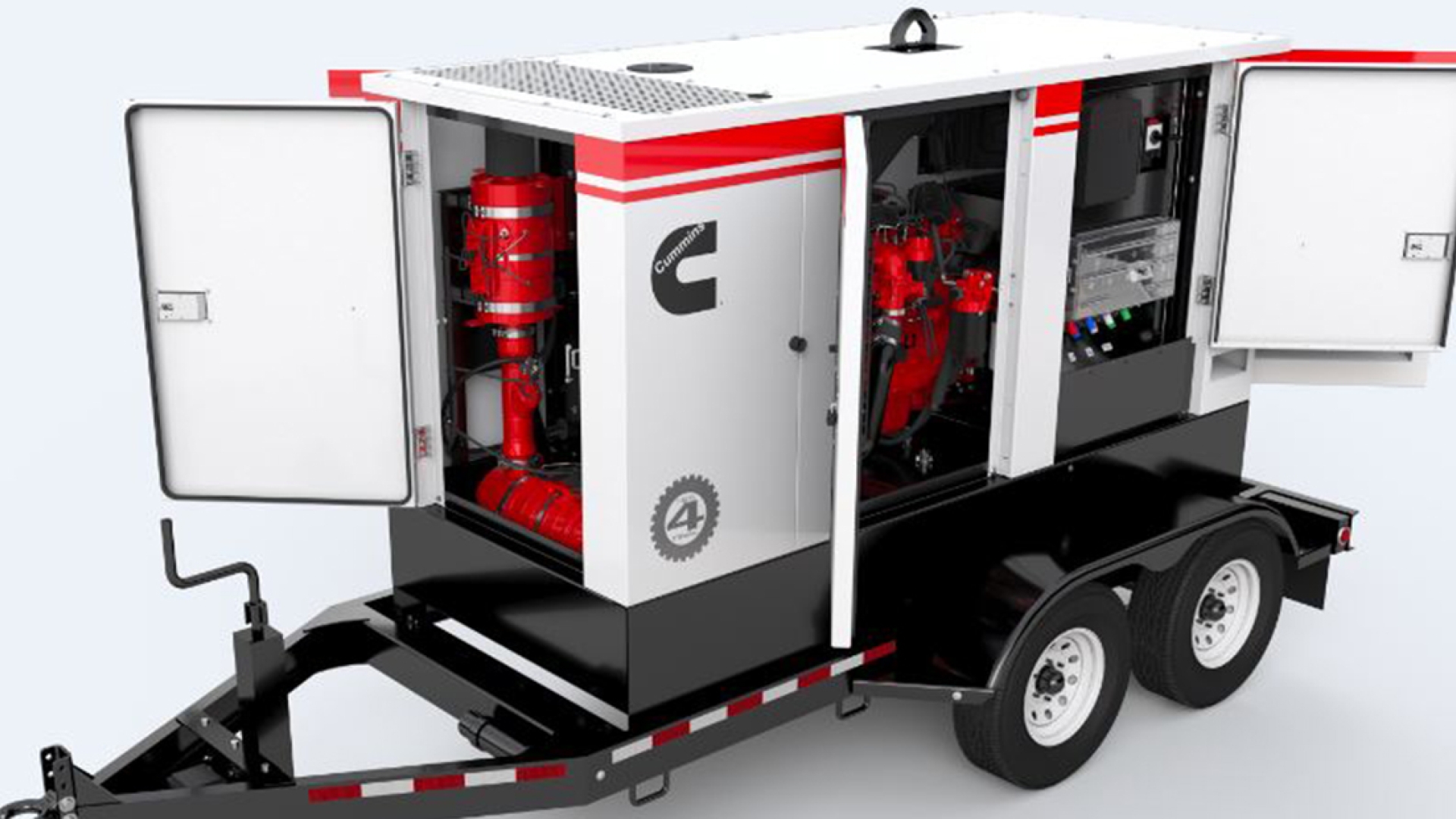 The C70D2RE is the newest member of the Tier 4 Final mobile generator set product line, powered by a U.S EPA Tier 4 Final certified QSB5-G11 Cummins engine. The C70D2RE is the newest member of the Tier 4 Final mobile generator set product line, powered by a U.S EPA Tier 4 Final certified QSB5-G11 Cummins engine.