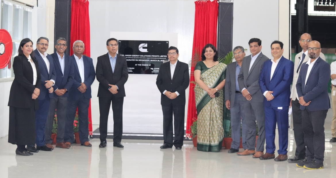 Leaders from Cummins Group in India and Tata Motors Limited at the TCPL GES inauguration ceremony