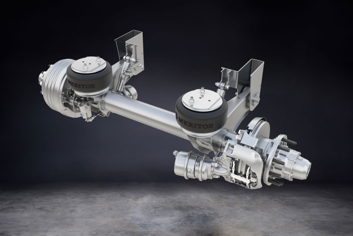 Cummins-Meritor's lightest weight trailer suspension for a broad range of vocational applications