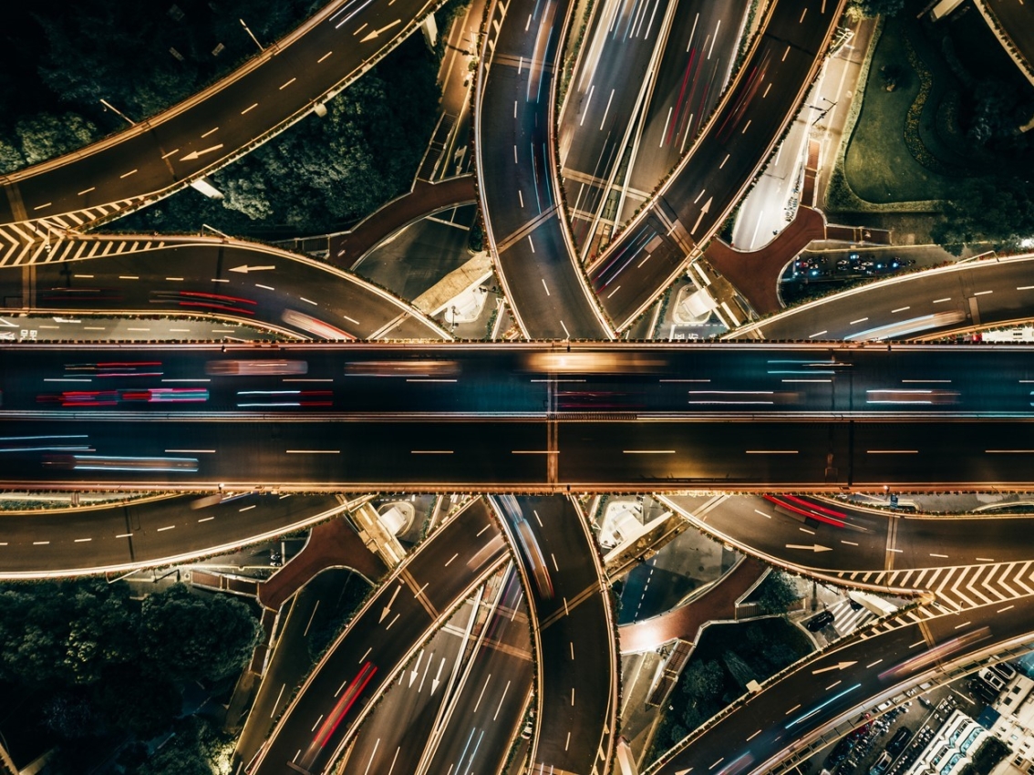 freeway junction interchange