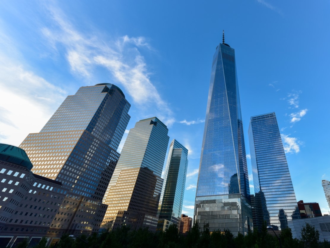Commercial buildings in New York
