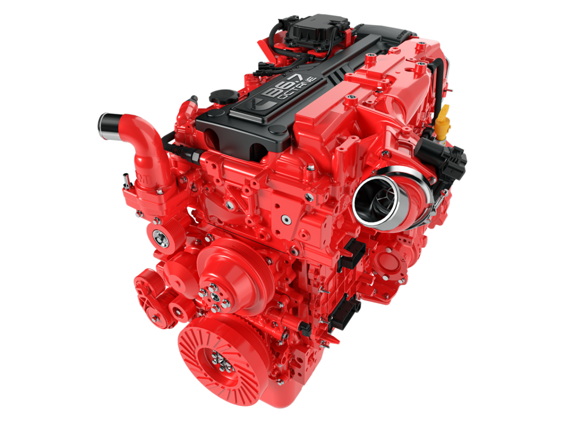 b67 octane engine for vocational applications